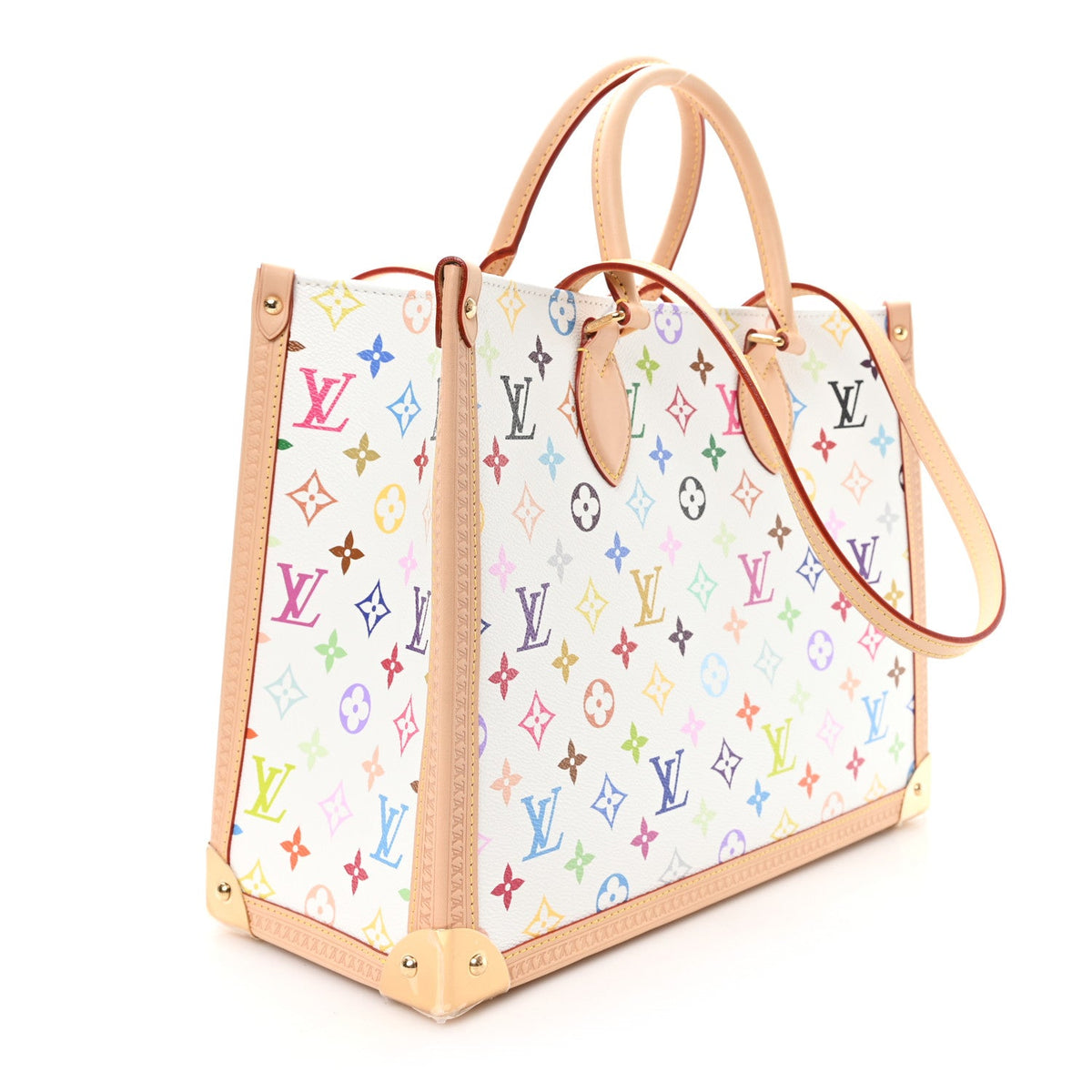 LV X TM Monogram Multicolor Onthego MM White