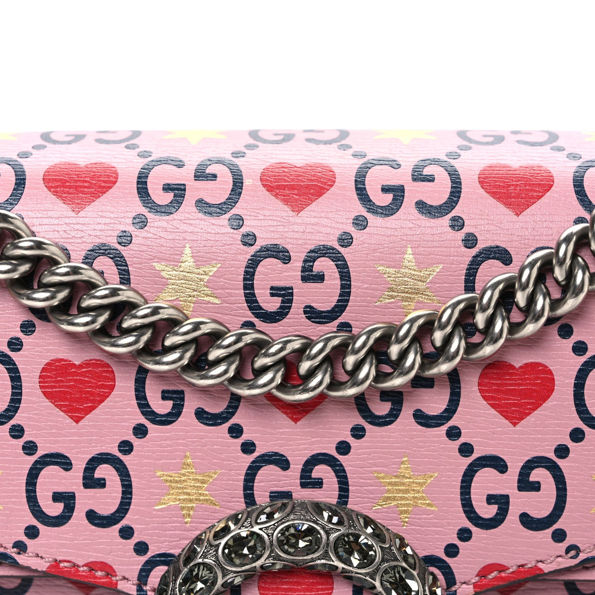 Calfskin Valentine's Day Exclusive Small Dionysus Bag Pink