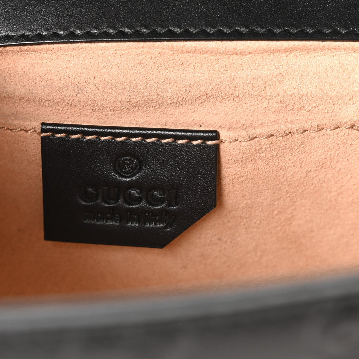 Guccissima Small Padlock Shoulder Bag Black