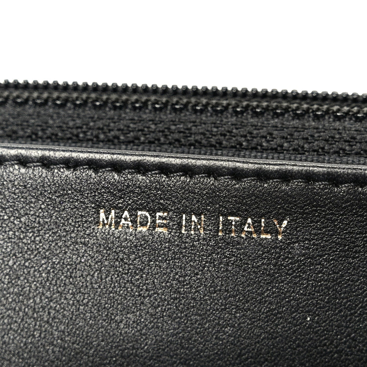 Lambskin Quilted Trendy CC Wallet On Chain WOC Black
