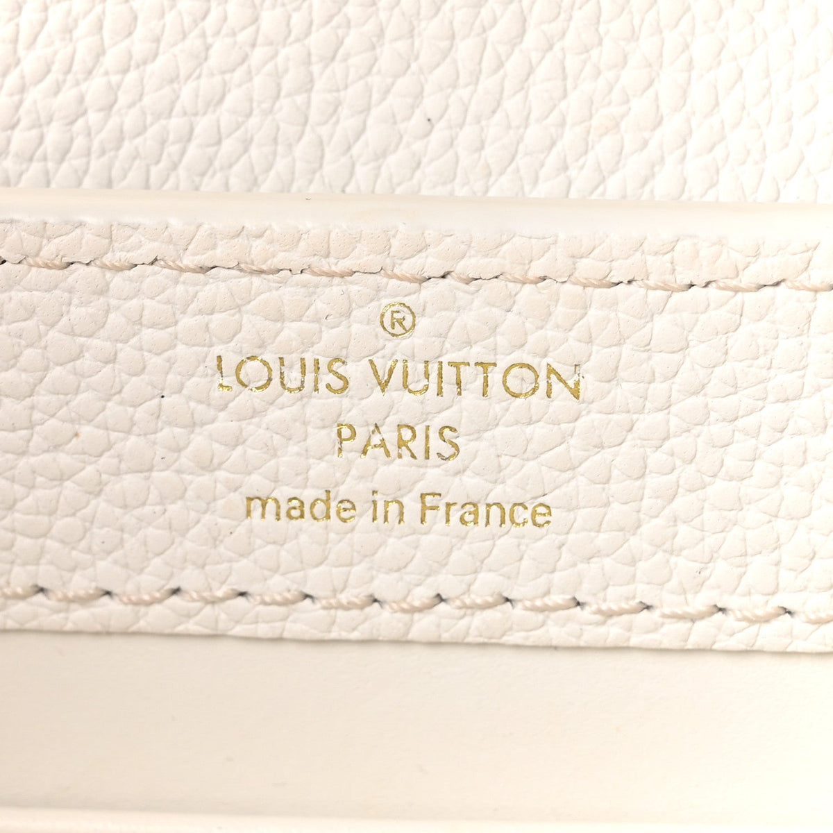 Taurillon Capucines East West Mini Optic White