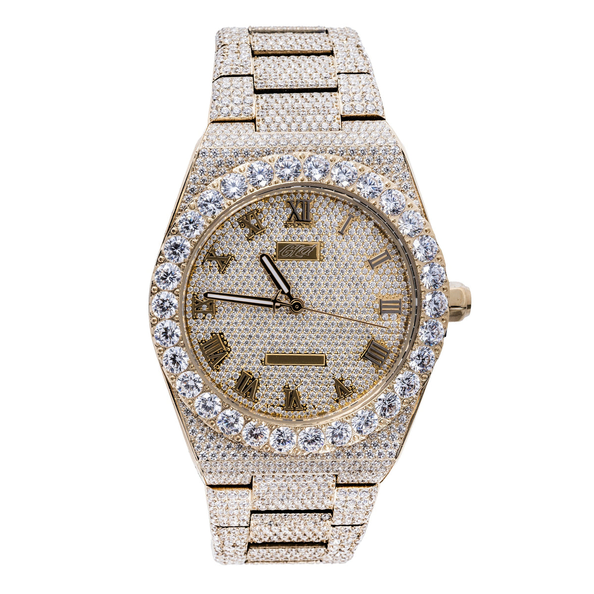 42MM Fully Iced Moissanite Alpha Era? in Gold