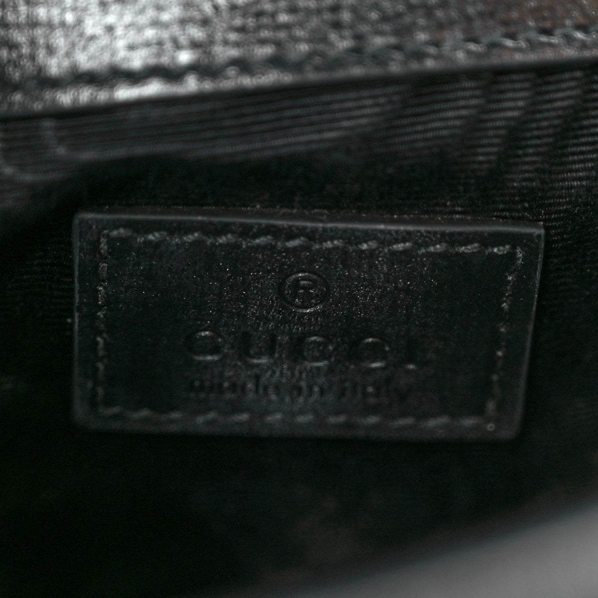 Satin Crystal GG Monogram Mini Dionysus Top Handle Bag Black