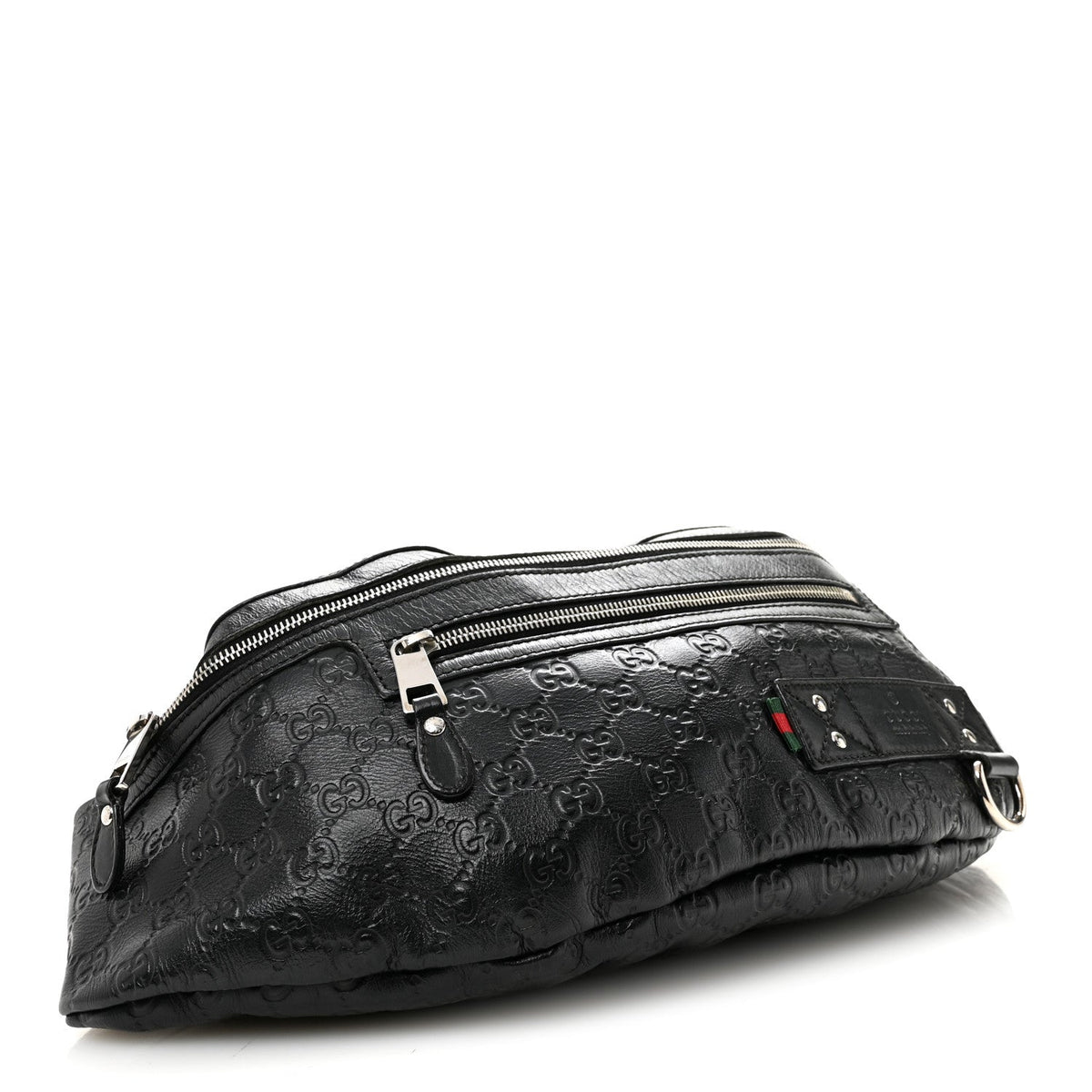 Guccissima Web Belt Bag Black