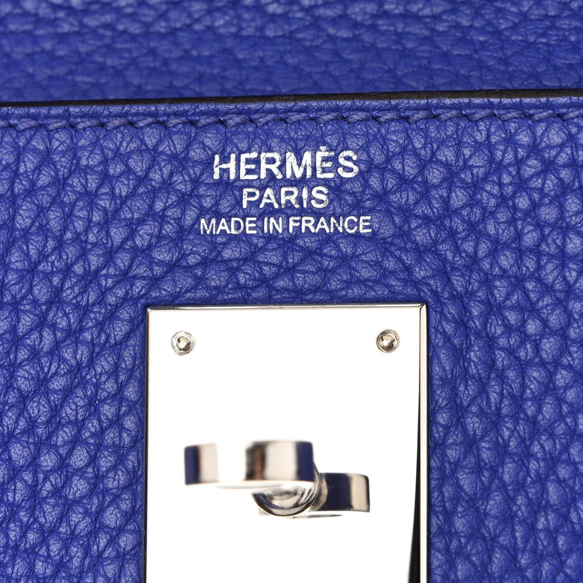 Taurillon Clemence Kelly Retourne 32 Bleu Electrique