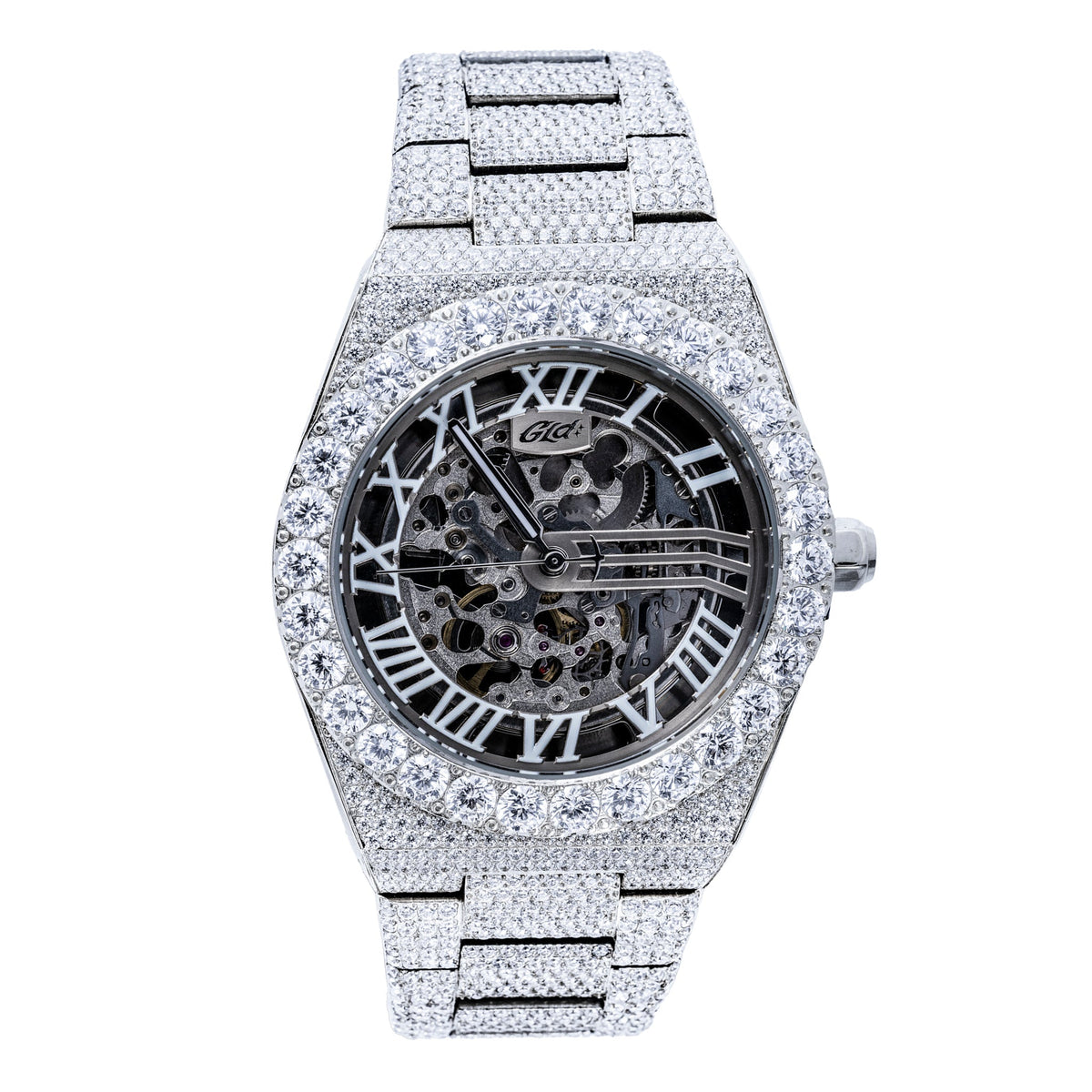 42MM Iced Moissanite Alpha Era? Luminous Skeleton 316