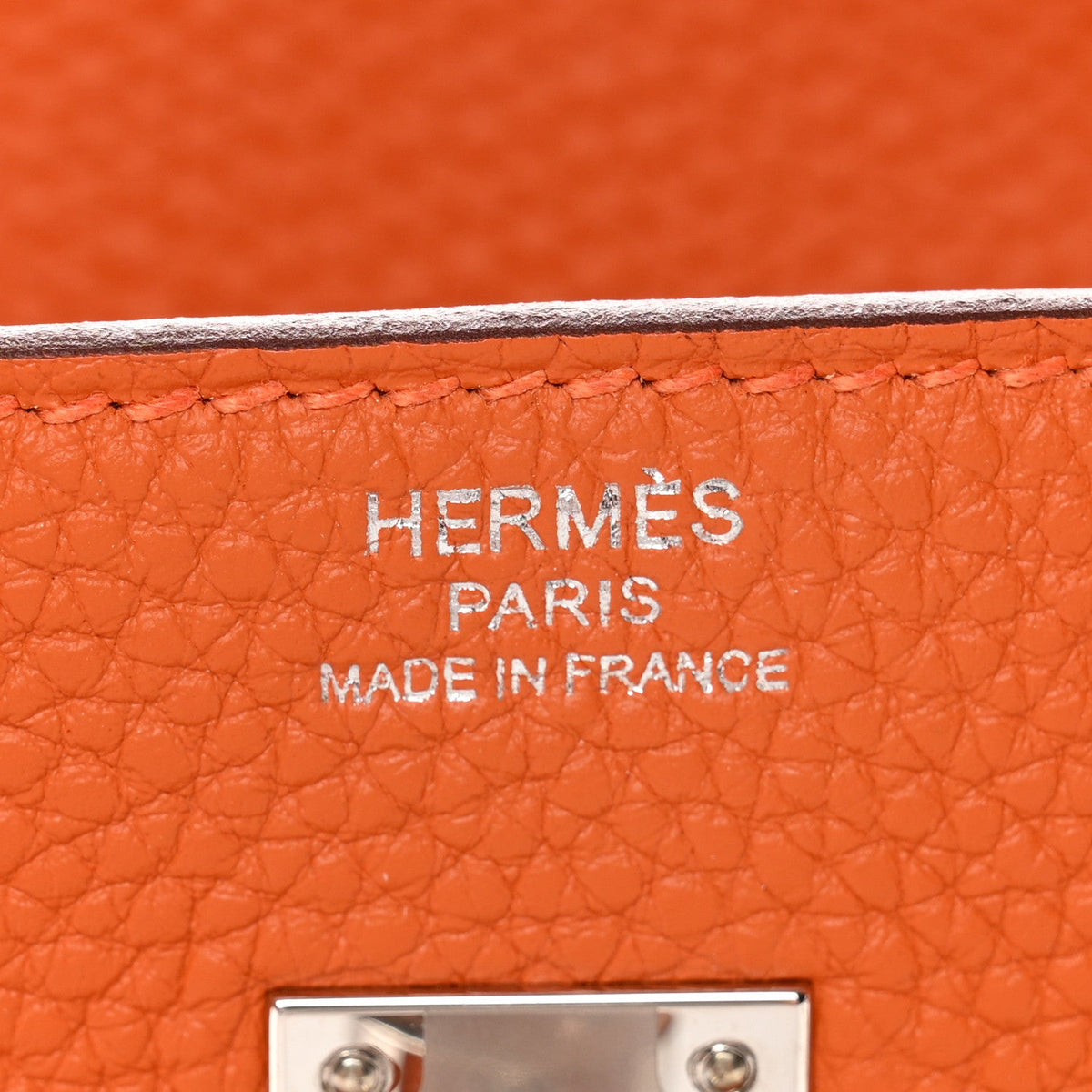 Togo Birkin 25 Orange