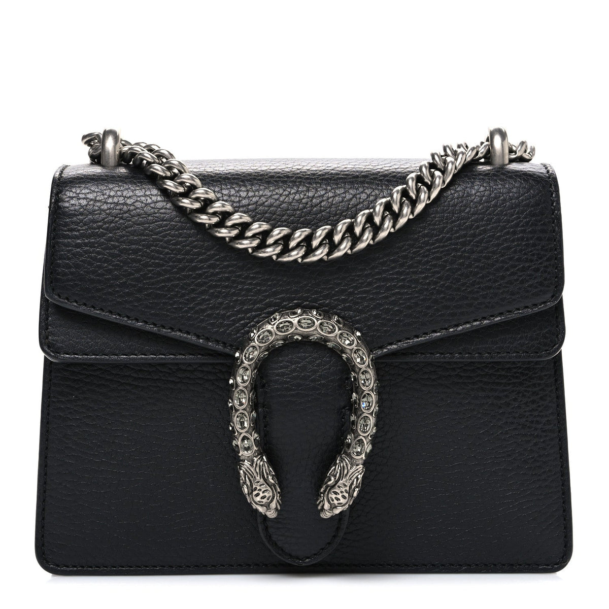Calfskin Mini Dionysus Shoulder Bag Black
