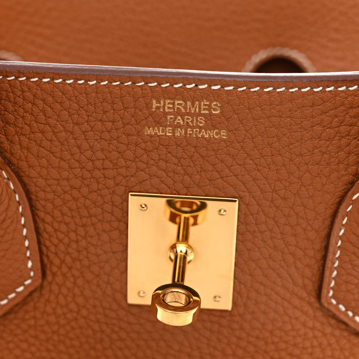 Taurillon Clemence Birkin 35 Gold