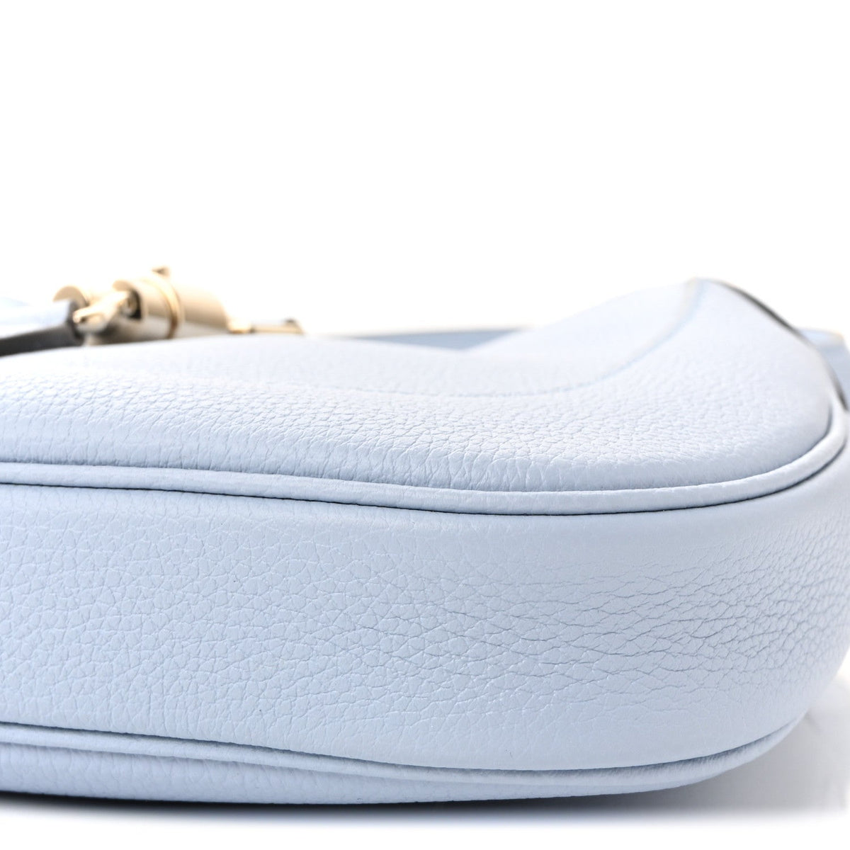 Grained Calfskin Web Medium Jackie 1961 Hobo Light Blue