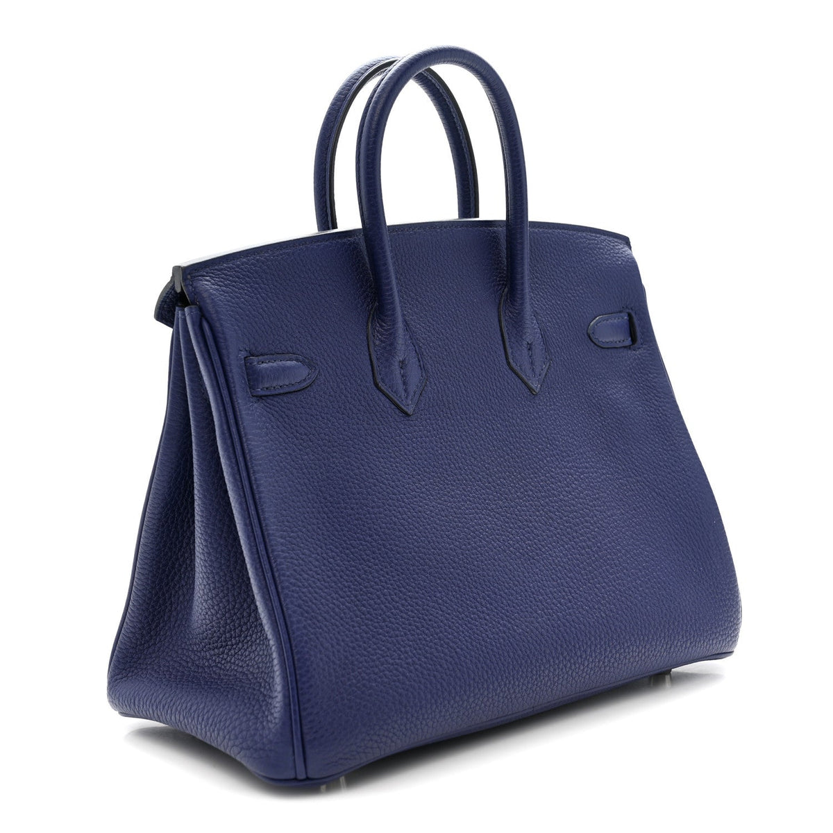 Togo Swift Officier Birkin 25 Bleu Encre Bordeaux