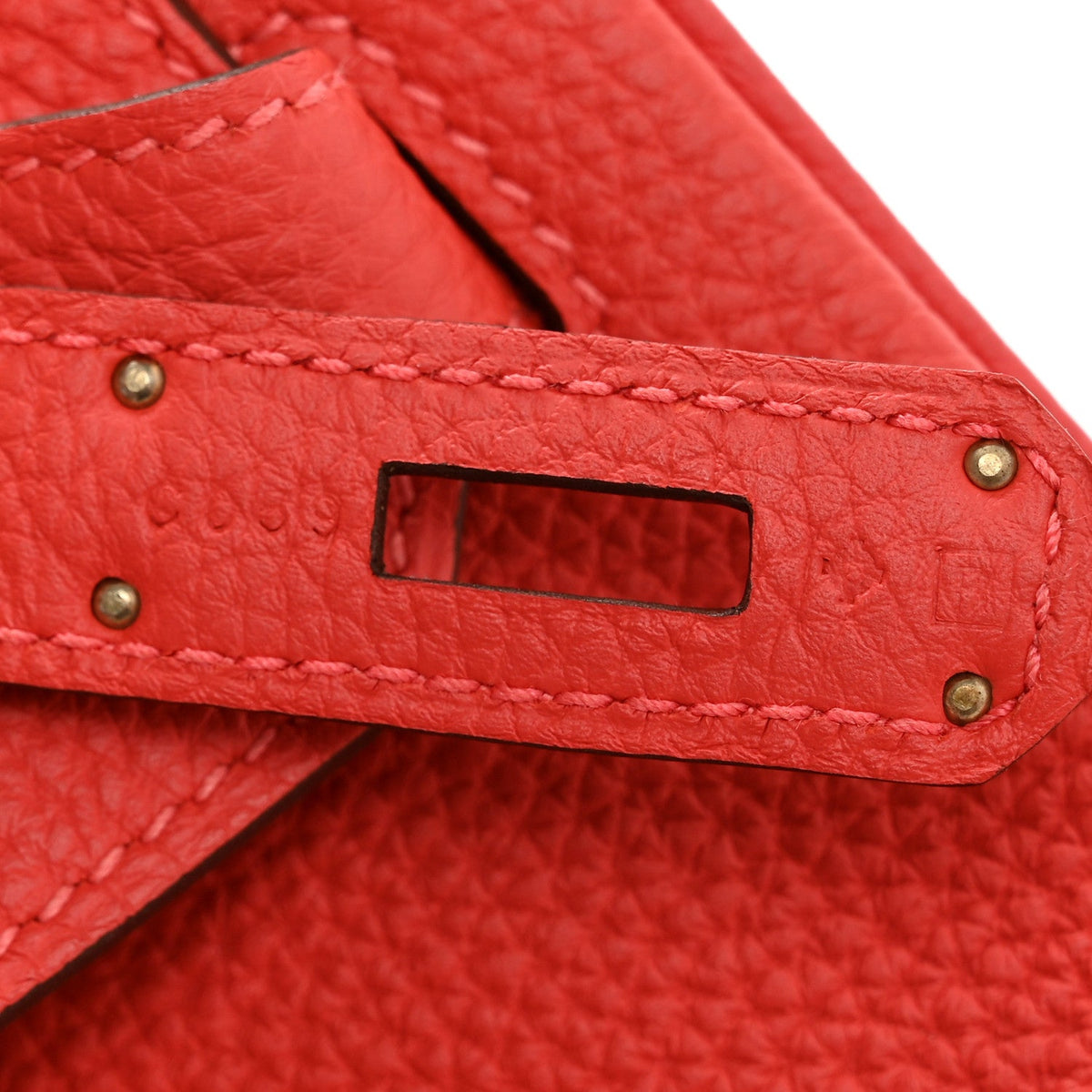 Togo Birkin 30 Rouge Pivoine