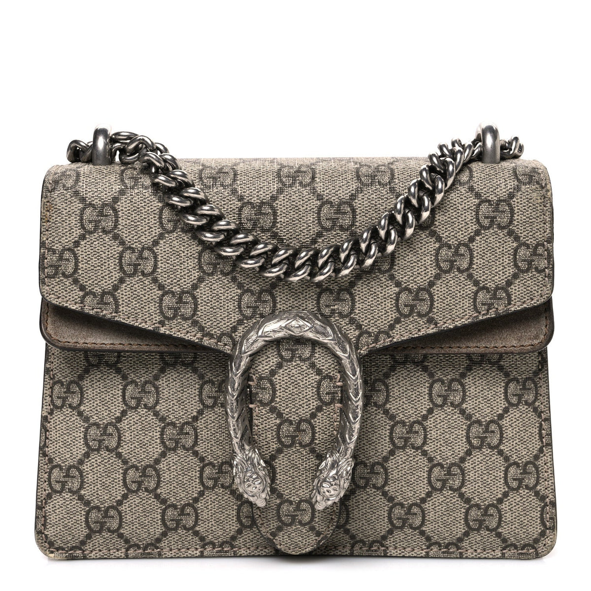 GG Supreme Monogram Mini Dionysus Shoulder Bag Taupe