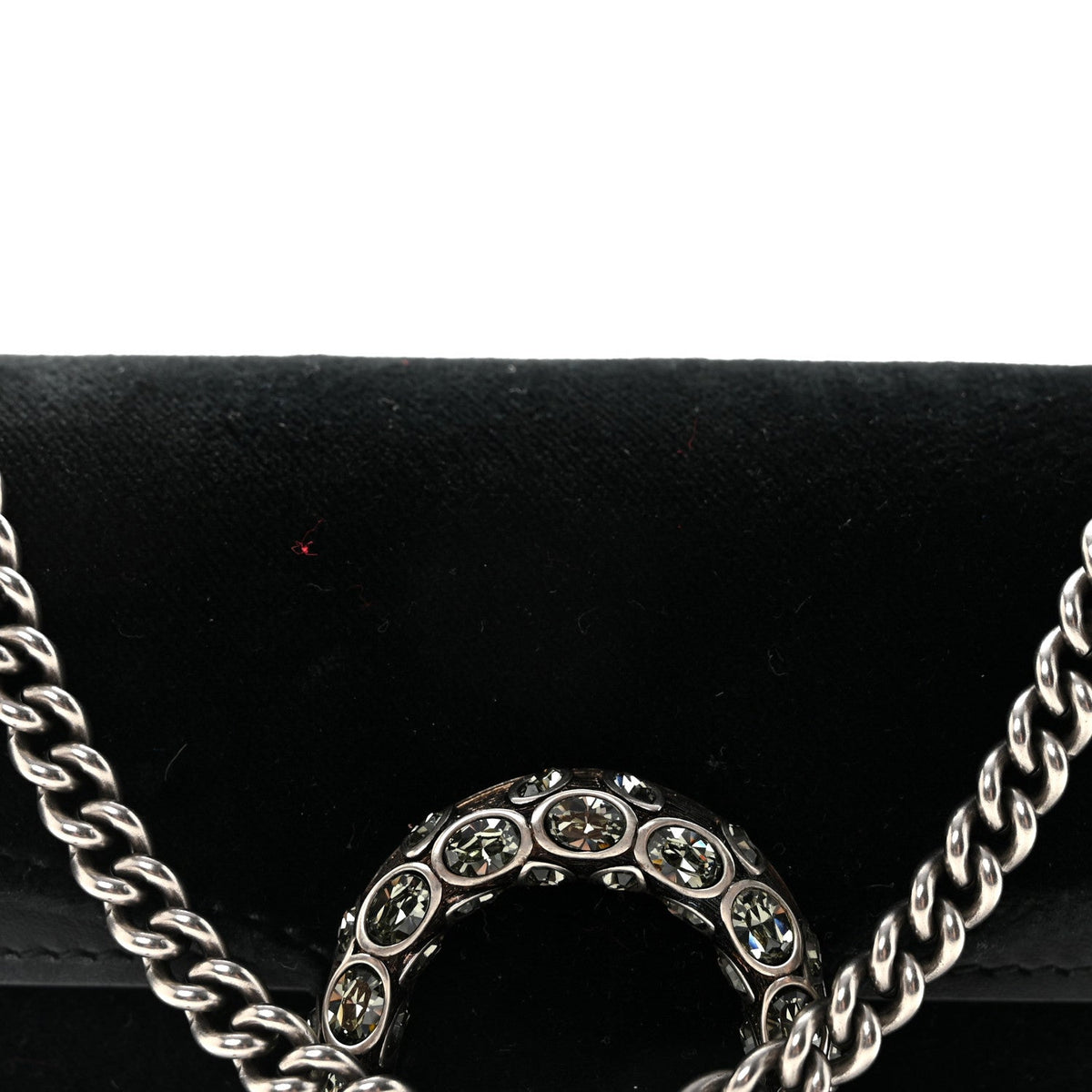 Velvet Super Mini Dionysus Shoulder Bag Black