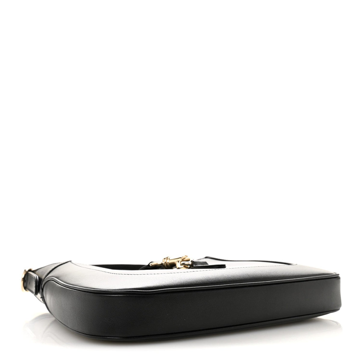 Calfskin Small Jackie Shoulder Bag Black