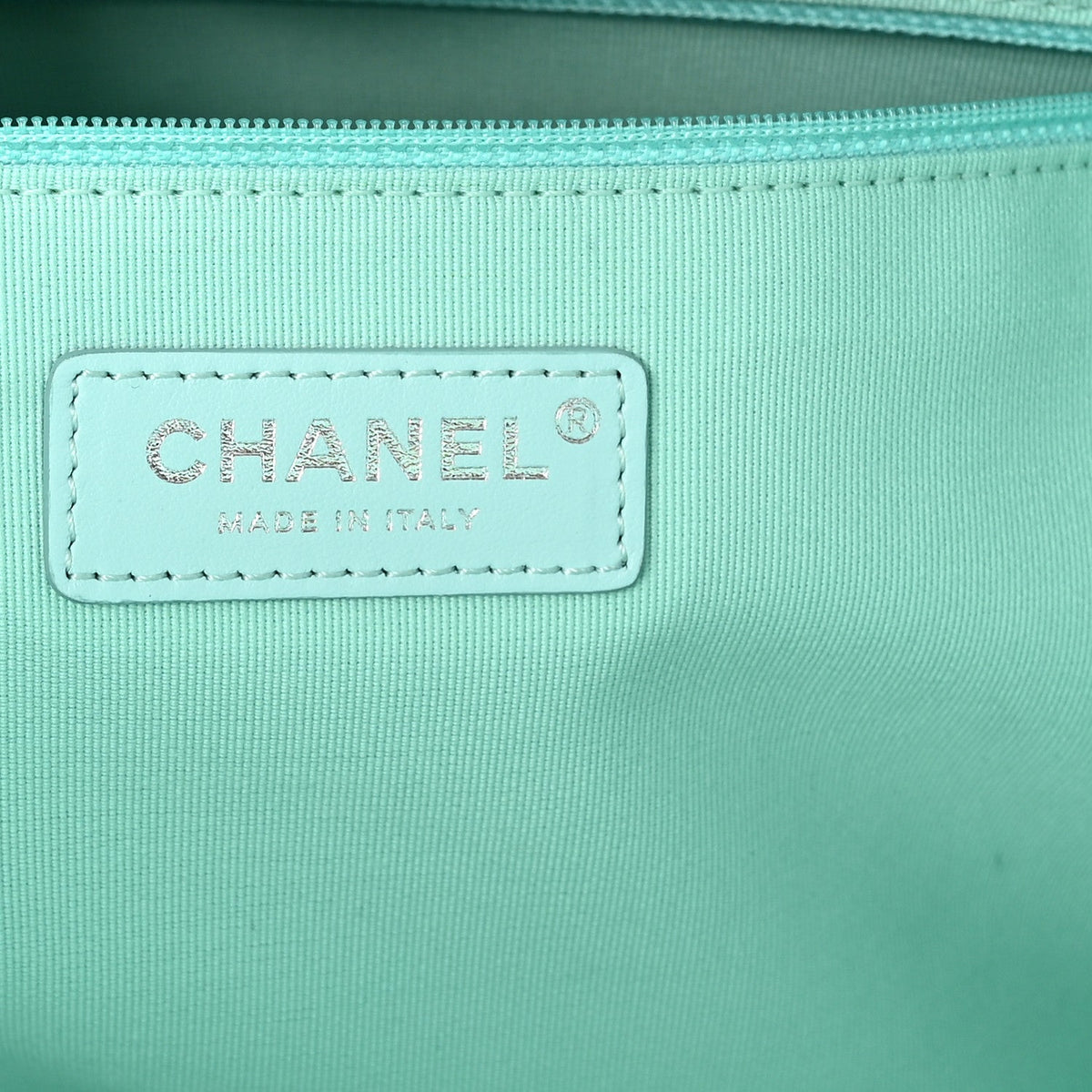 Shaded Calfskin Medium Deauville Tote Light Green Turquoise Purple