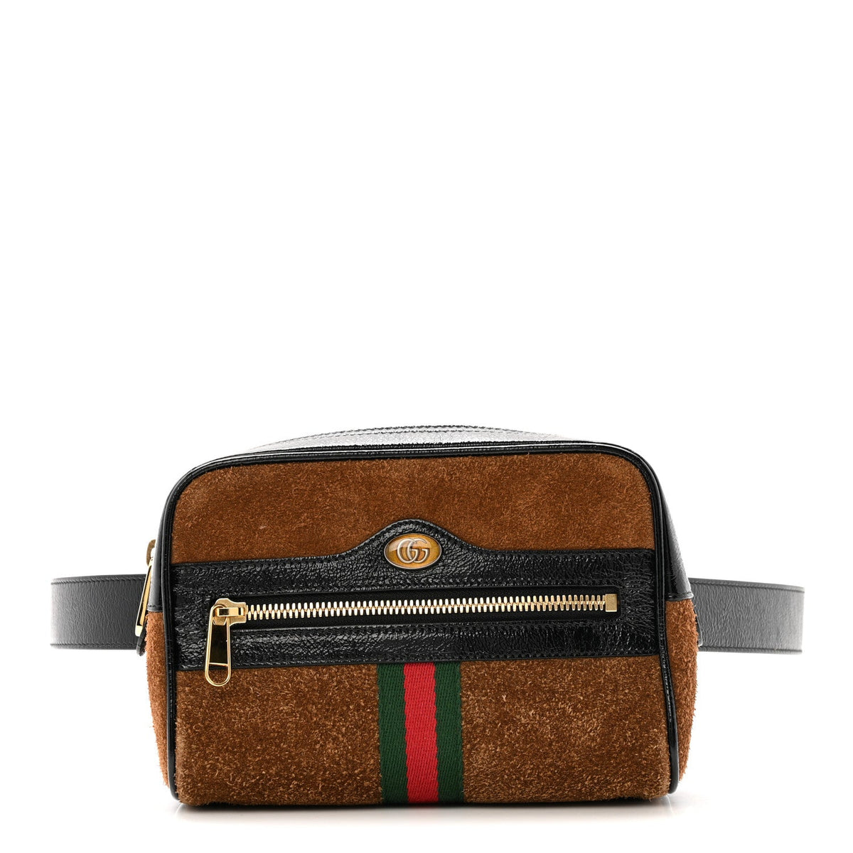 Suede Small Ophidia Belt Bag 85 34 Brown