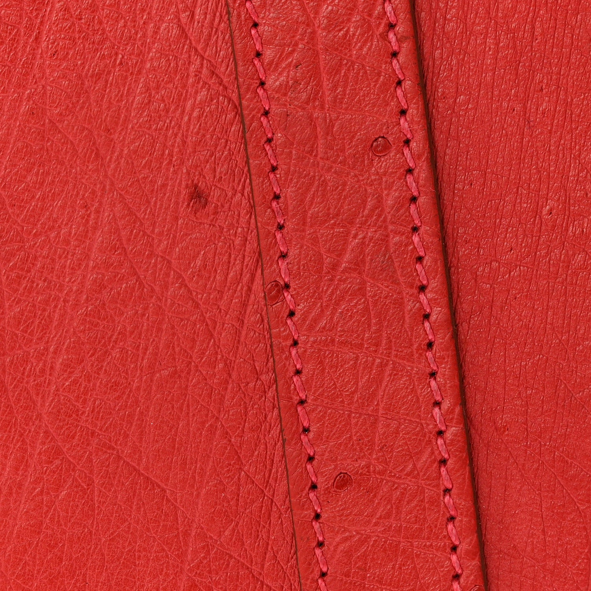 Ostrich Birkin 30 Rouge Vif