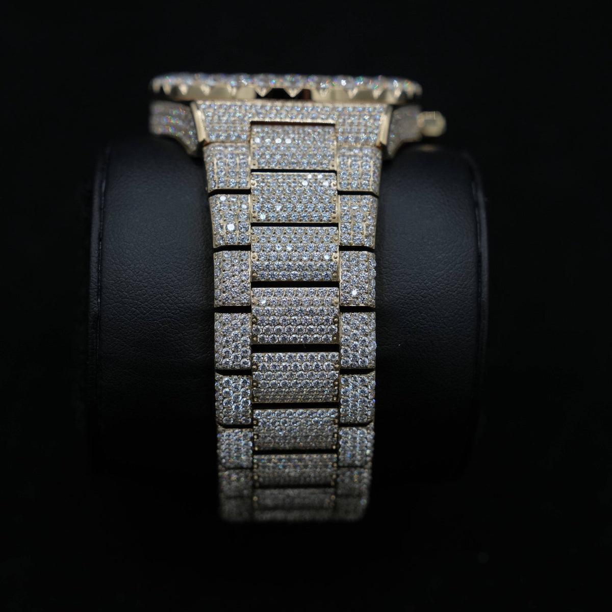 42MM Fully Iced Ruby Accent Alpha Era? in Gold