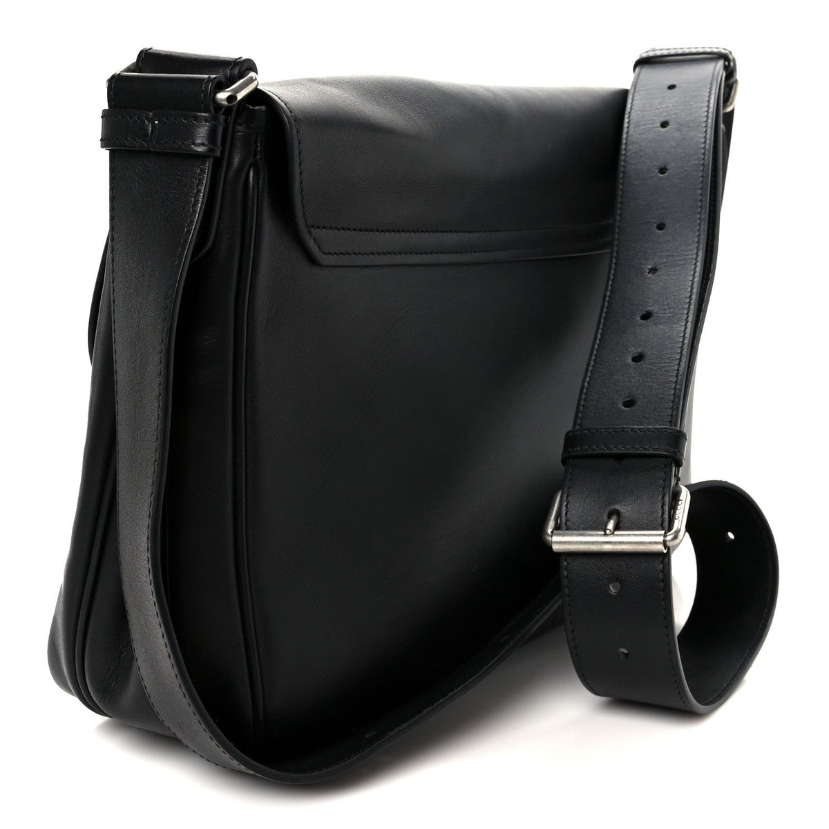 Calfskin Dionysus Messenger Bag Black