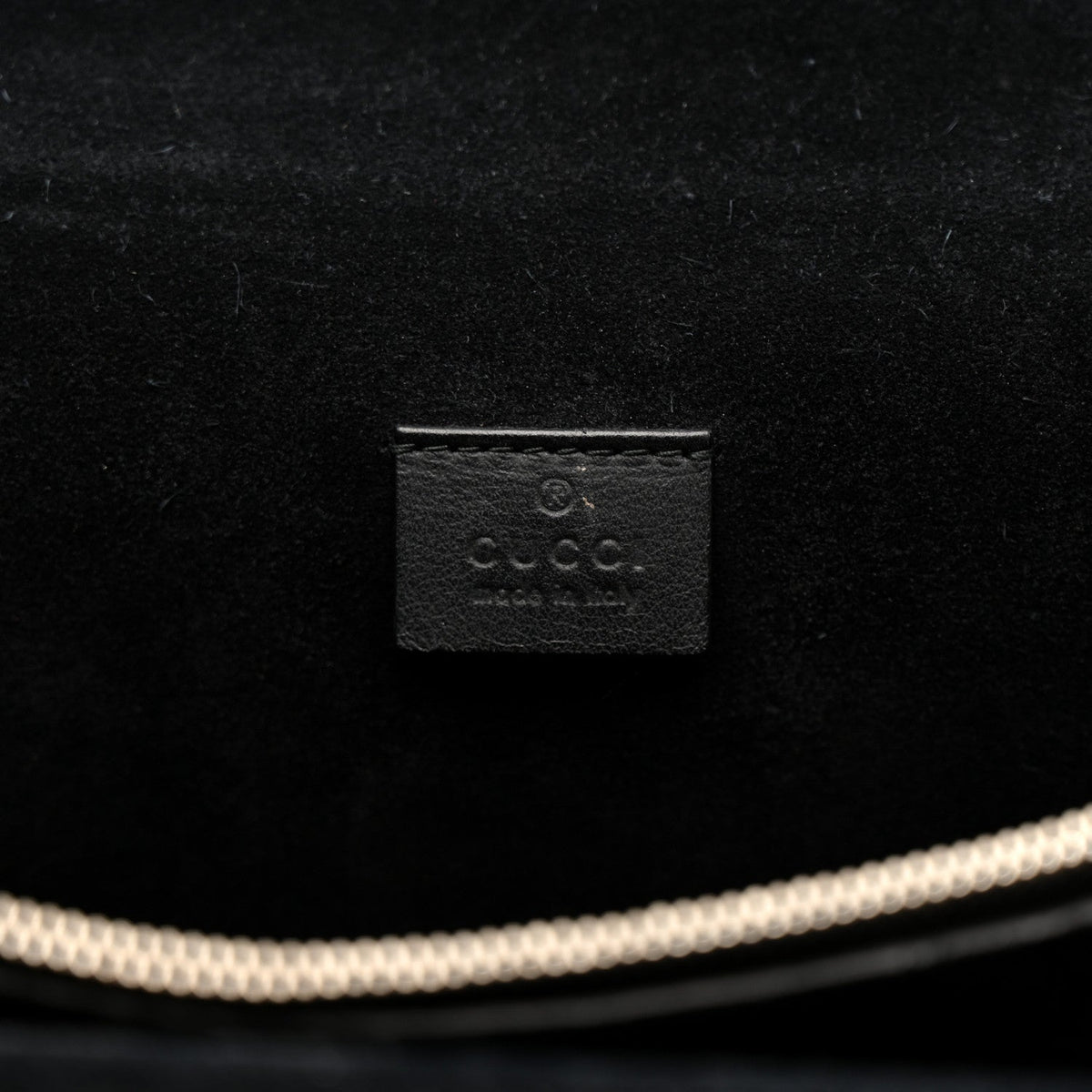 GG Supreme Monogram Medium Dionysus Shoulder Bag Black