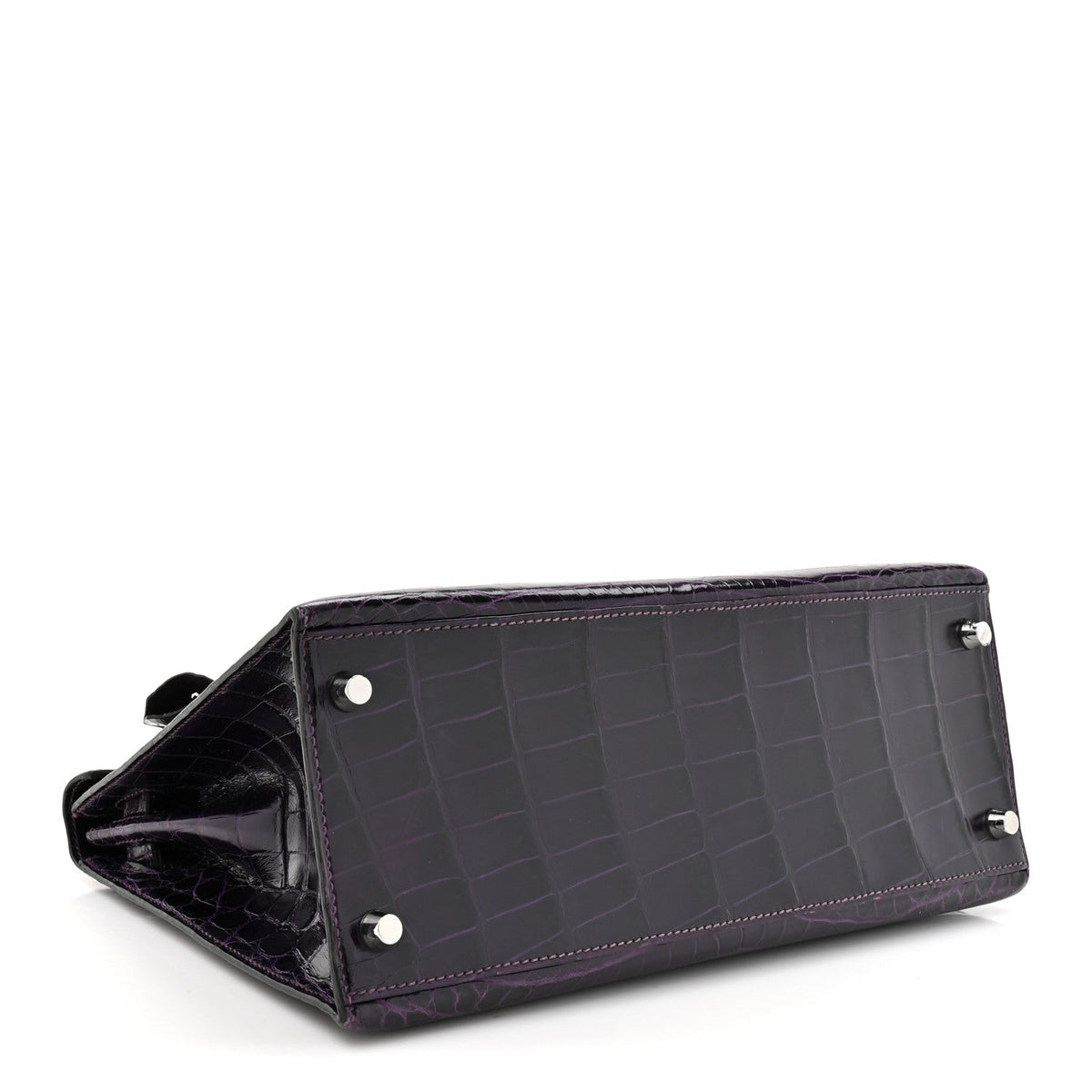 Shiny Niloticus Crocodile Kelly Sellier 28 Amethyst