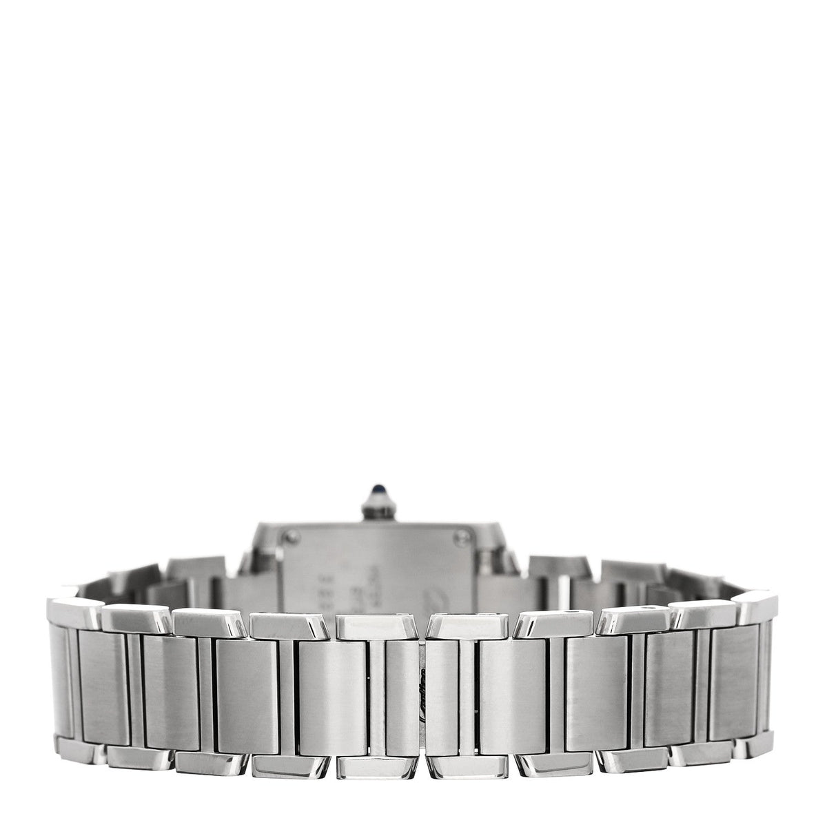 Stainless Steel 20mm Tank Francaise Quartz Watch