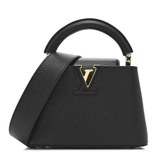 Taurillon Mini Capucines Black