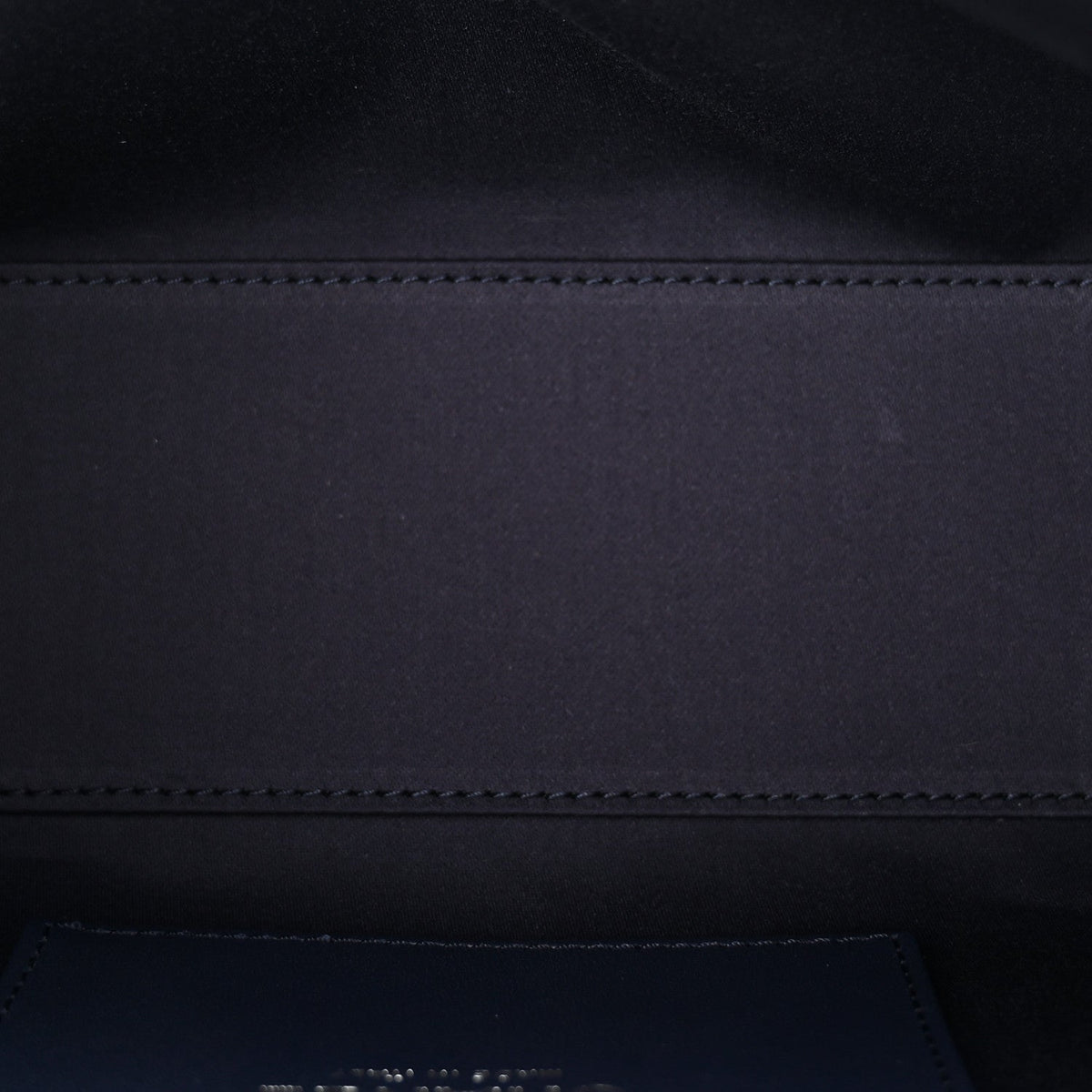 Metallic Caviar Quilted Mini Chanel 25 Handbag Dark Blue