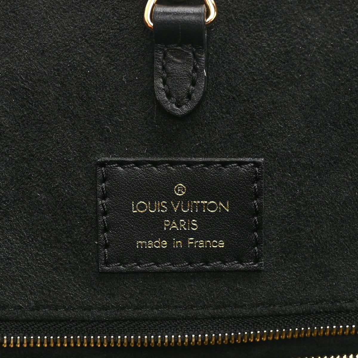 Empreinte Monogram Giant Broderies Onthego MM Cream Black