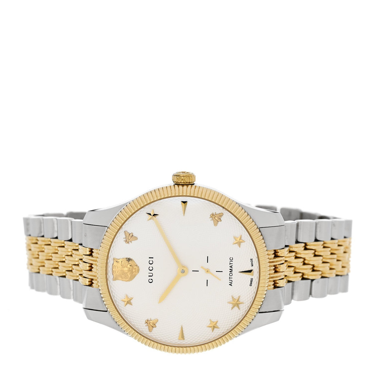 Stainless Steel 40mm G-Timeless Two Tone Charm Automatic Watch