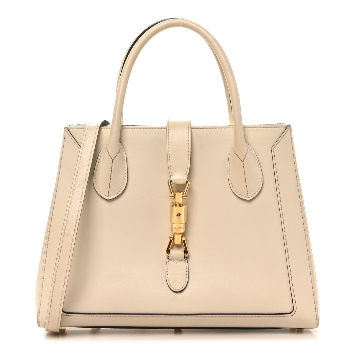 Boarded Plutone Calfskin Medium Jackie 1961 Tote Mystic White