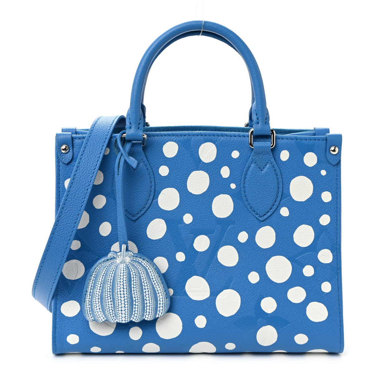 LV X YK Empreinte Monogram Giant Onthego PM Blue White