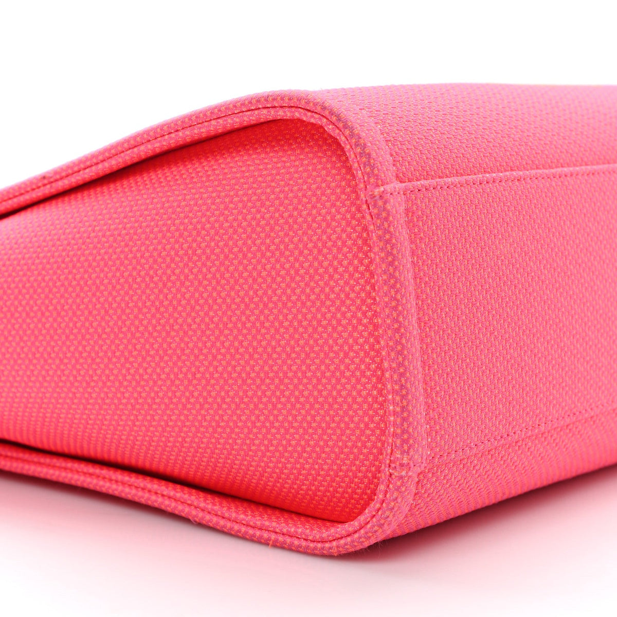 Canvas Mini Deauville Tote Pink Orange