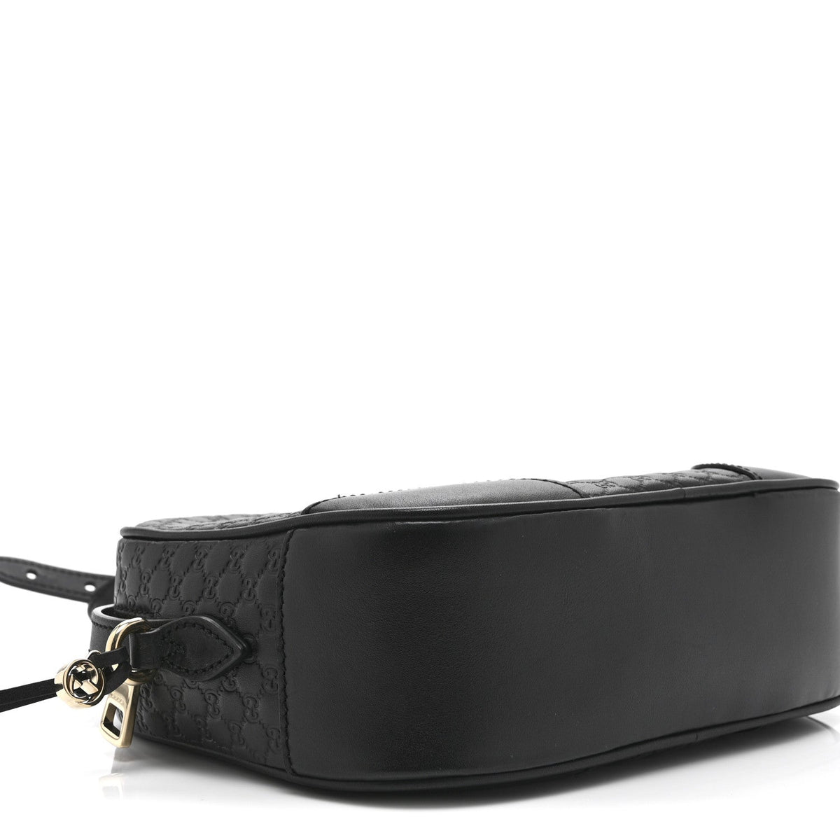 Microguccissima Mini Bree Messenger Bag Black