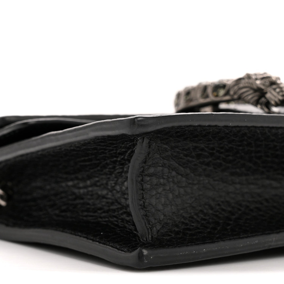 Calfskin Super Mini Dionysus Shoulder Bag Black