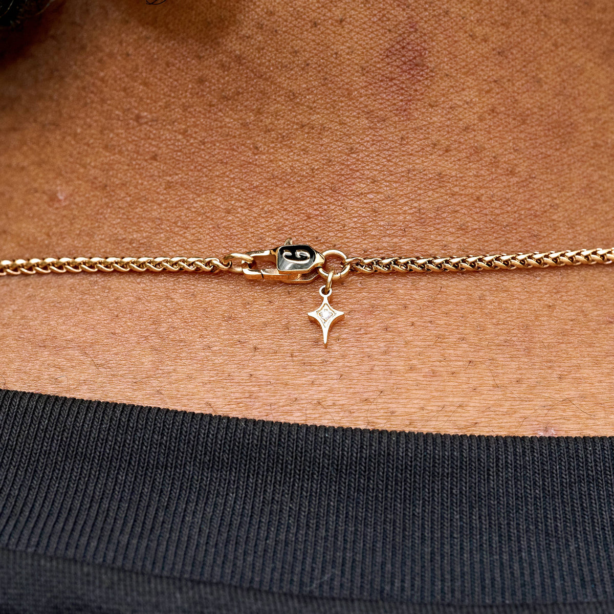 Palm Chain in Rose Gold - 2mm